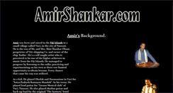 Desktop Screenshot of amirshankar.com